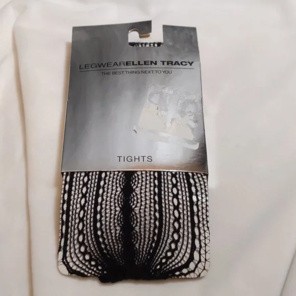 Ellen tracy legwear black tights
