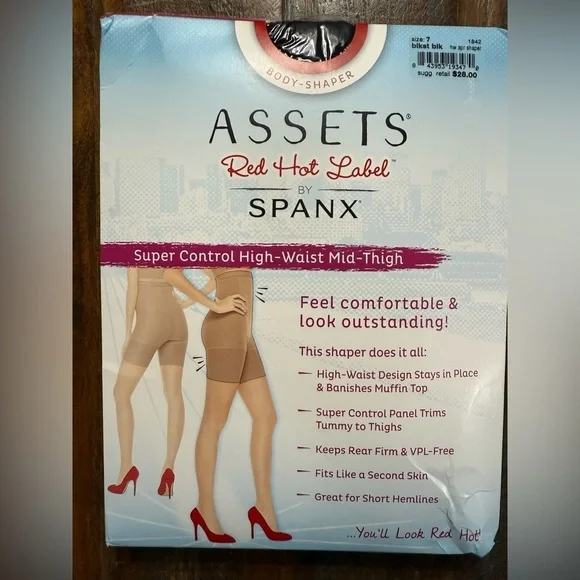 Ⓜ️SPANX‎ Assets Red Hot Label Super Control High-Waist Mid-Thigh Shaper