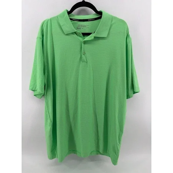 Nike Golf Tour Performance, Dri-FIT Polo Shirt, Green, Men's Size XL, Pre-Owned