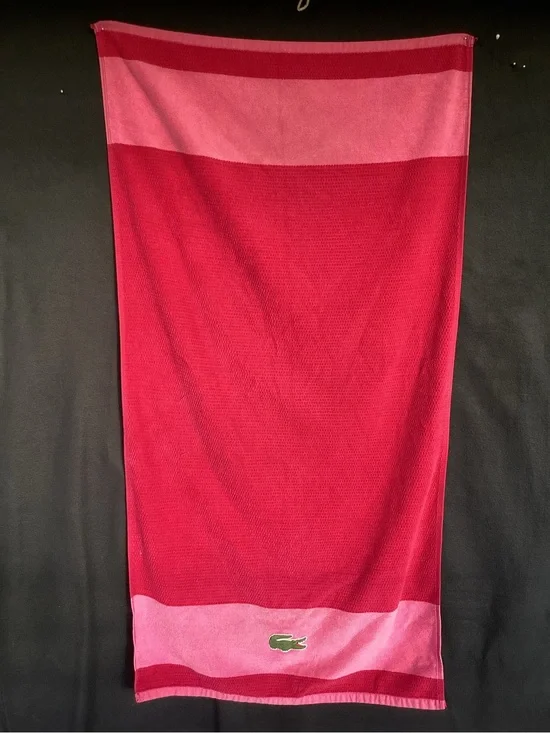 Vintage Lacoste Pink towel