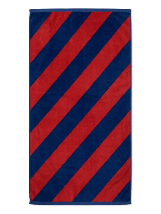2X$25 Room Essentials Unisex Beach Towel One Size Multi-color Striped
