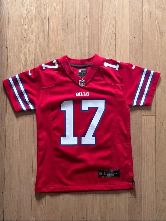 Nike NFL Kids' Josh Allen Buffalo Bills #17 Buffalo Bills Jersey, Red