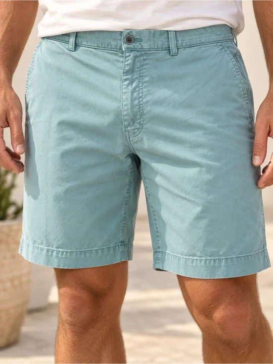 Tommy Bahama Men’s Size 38 Blue Tencel Stretch Chino Shorts Coastal Resort #500