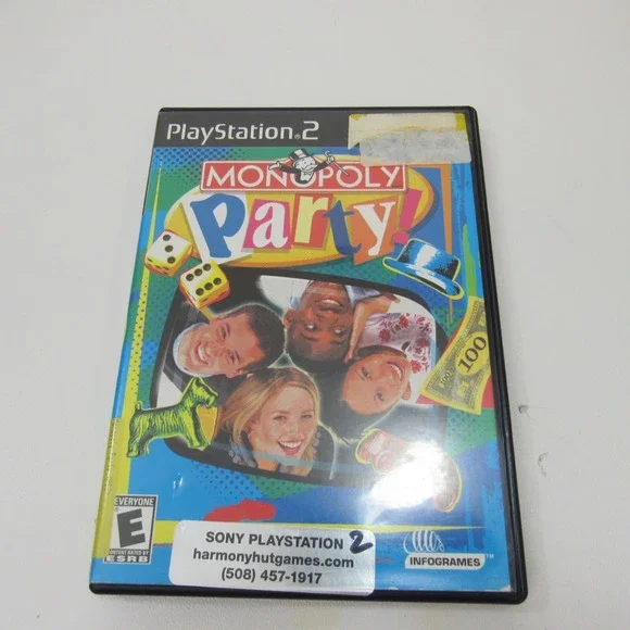 Monopoly Party‎ (Sony PlayStation 2, 2002) Complete Tested