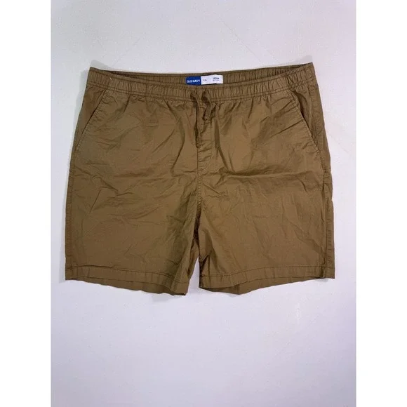 Old Navy Men's 2XL Built-In Flex Jogger Shorts Brown 7
