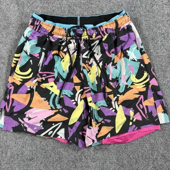 Chubbies Shorts Men Small Multicolor Athletic Lined 5.5