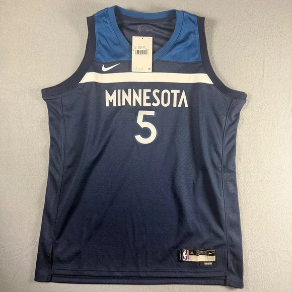 NEW Nike Minnesota Timberwolves Anthony Edwards Jersey Boys XL Icon Edition