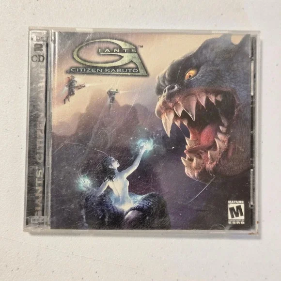 VTG Interplay Giants Citizen Kabuto PC Game Two Disc Set Jewel Case‎ Manual 2000