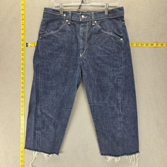 VTG Levis Engineered Shorts Mens 32 Blue Twisted‎ Jorts Jeans Denim 18