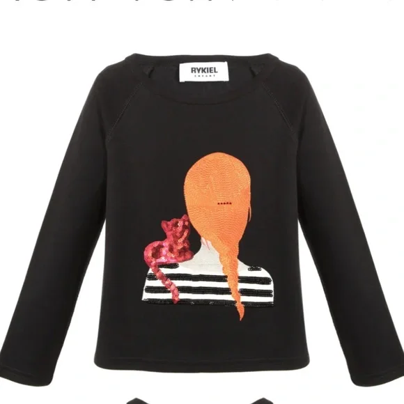 Sonia Rykiel girls size 12 long sleeve T-shirt