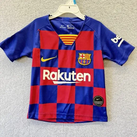BARCELONA NIKE 2019/2020 FOOTBALL HOME JERSEY #10 MESSI Boys YOUTH L AJ5801-457