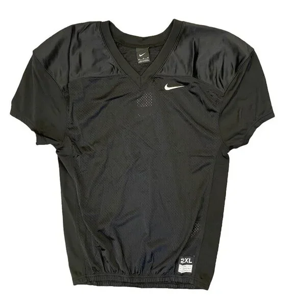 Nike Football Practice Jersey Black 908739 - 010 Boy’s Size XXL - 2XL - NWT $50