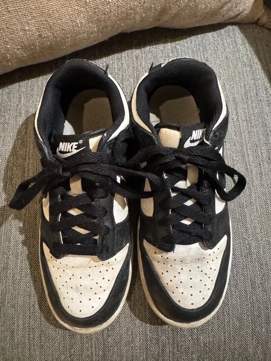 Nike Dunk Low Panda GS Black White Sneakers Youth 4Y