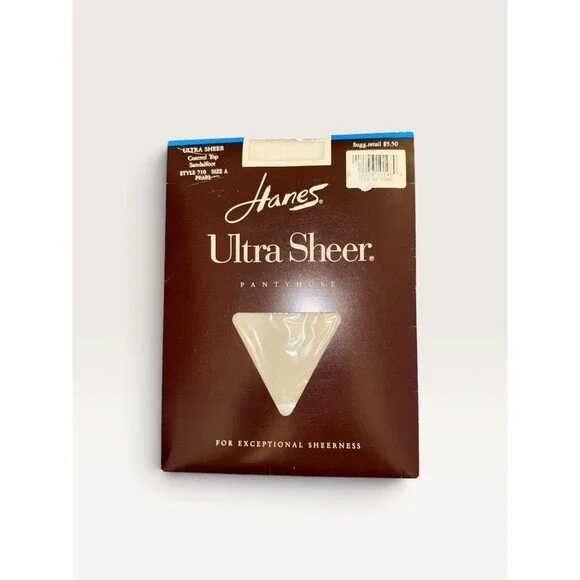 Vintage Hanes Pantyhose Lot of 3 Silk Reflections Ultra Sheer Size A Petite NIP