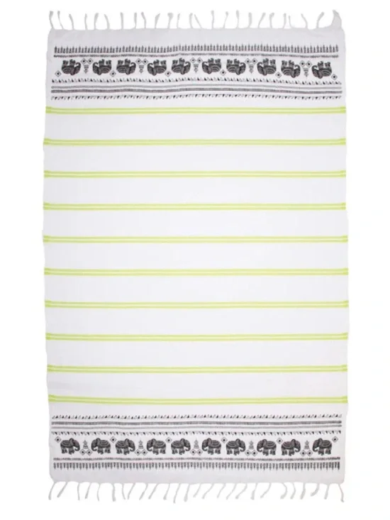 Turkish cotton lightweight pestamal towel for yoga beach or bathroom