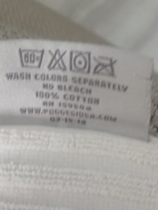 2 White Striped Spa Towel Cover loungers.