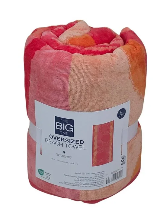 The Big One Oversized Citrus Beach Towel 36