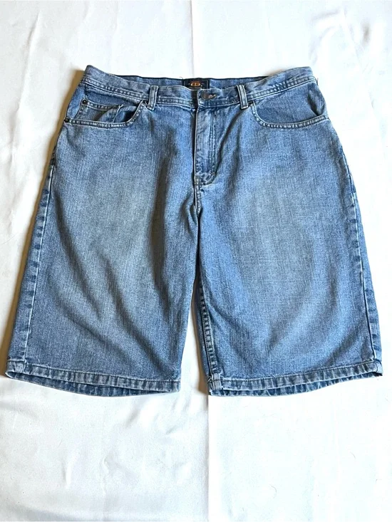 Route 66 Denims Jorts Blue Baggy Long Shorts Men’s 34