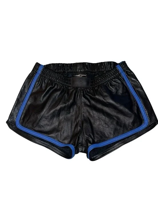 Mr S Leather Shorts L Track Sport Gay LGBTQ+ Folsom Street San Francisco Pride