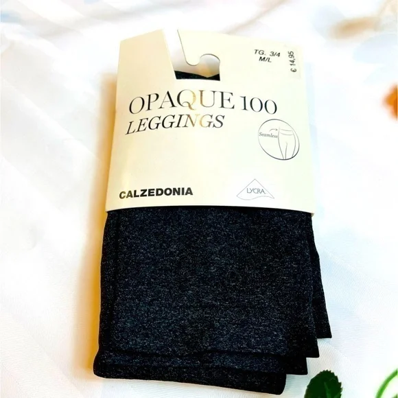 BUNDLED: 2 Opaque Leggings from Calzedonia MADE IN ITALYnew. Size 3/4 M/L Both.‎