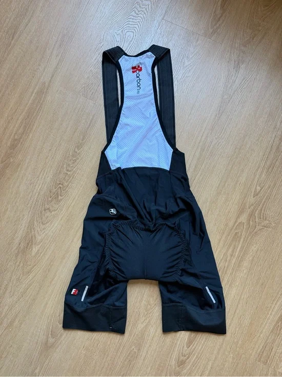 Giordana FR-C Pro Bib FORMA RED Carbon Black Cycling Shorts