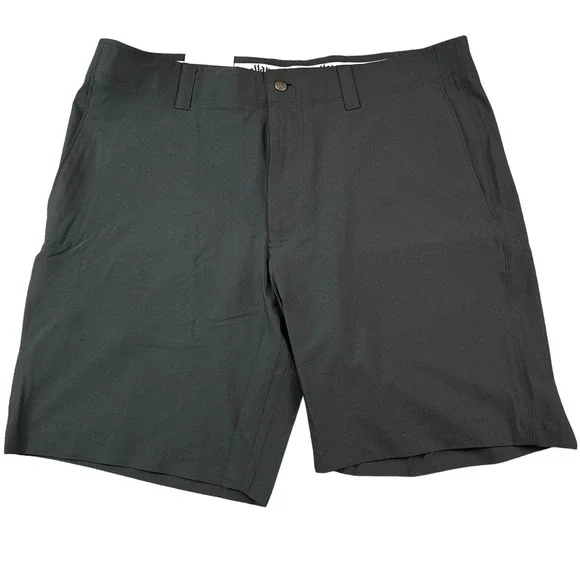 NWT Callaway Performance Golf Shorts Mens 36 Caviar Black 9 In Opti Dri UPF 50