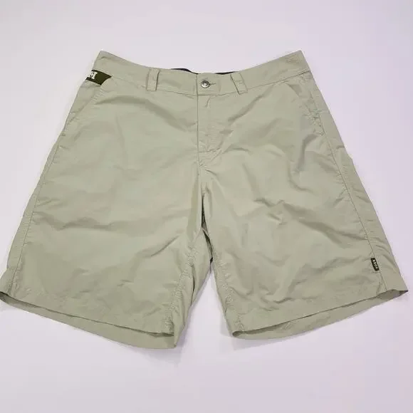 HOWLER BROS Mens Ripstop Horizon Hybrid 10”Shorts Size 36 Biege Quick-Dry