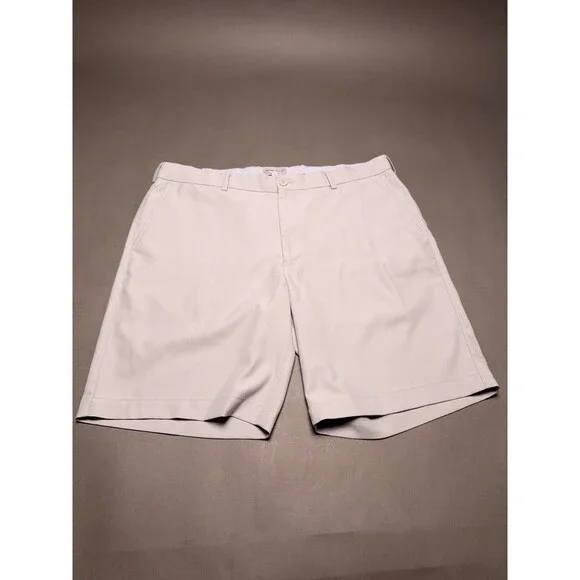 Peter Millar Crown Sport Men's Golf Shorts Light Gray Size 36