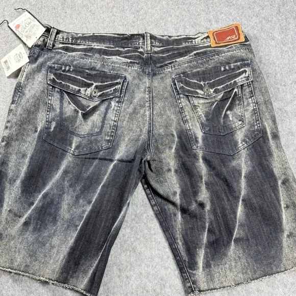 Vtg Akdmks Akademiks Jean Shorts Mens Sz 43 Jorts Skater HipHop Grunge Baggy Y2K