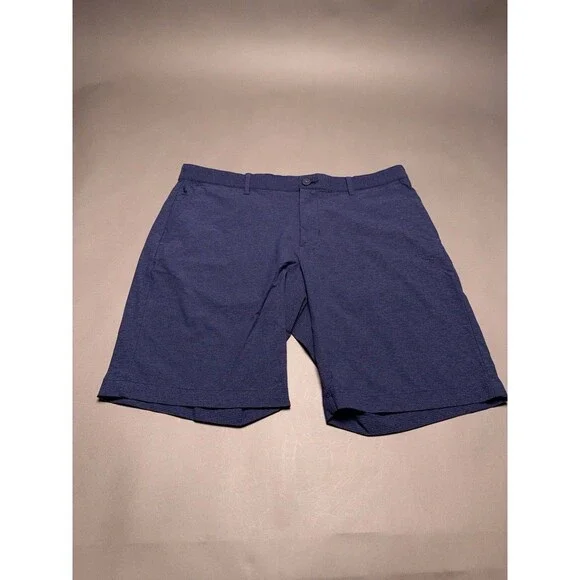 Tommy Bahama Men's 36 Golf Chip Shot Shorts Navy 9.5” Inseam Chino Nylon Flat