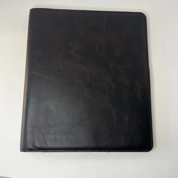 Franklin Covey Ellis Leather Open Cover‎ 82731 Marbled Brown 8.5 x 11