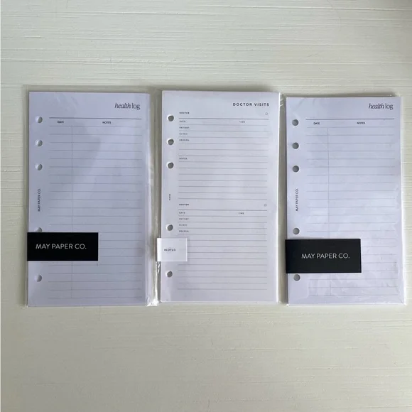 8Lotus + May Paper Co. Health Bundle | Personal Rings