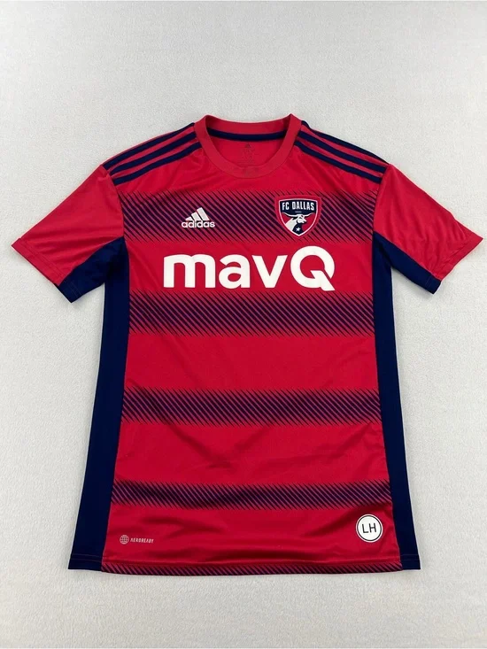 Adidas FC Dallas 2022/2023 Home Jersey Crescendo Kit Big Kids Size XL 15/16Y