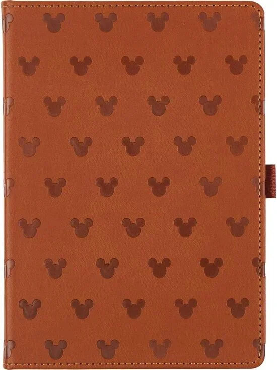 Undated 12-Month Planner, Mickey Mouse Design, Embossed Vegan Leather, Small