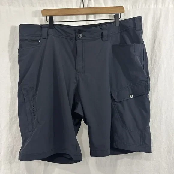 Truewerk T1 Werkshort Blue Shorts Mens Sz 42 Long Outdoor Utility Cargo Stretch