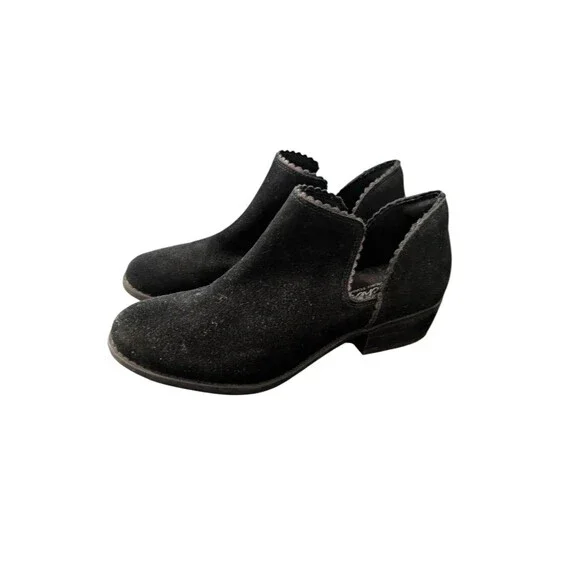Skechers Texas Ankle Boots Black Water Repellent Women's 9