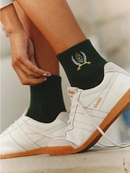 Free People Movement Crest Buti Socks - Moss