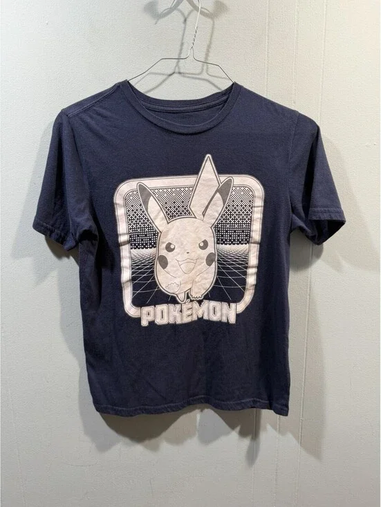 Kids Unisex Pokemon T Shirt Size XL (14-16) Navy
