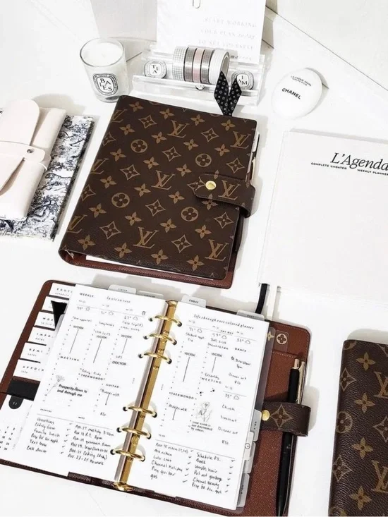 🆕 MM 6 Ring LV Planner Inserts Refills Medium Calendar 2026 2027 To Do Journal