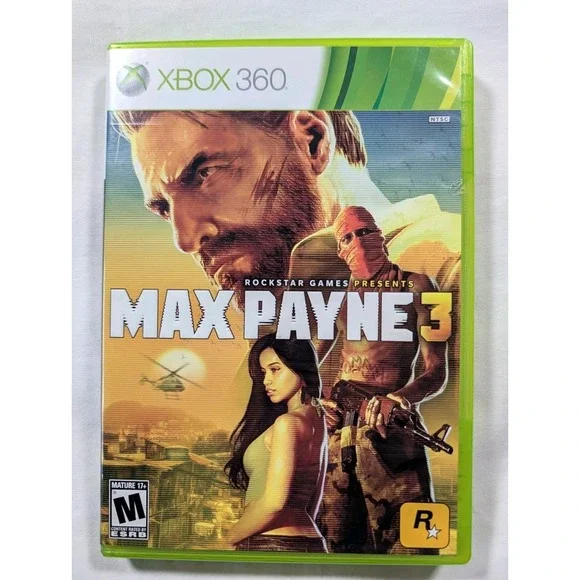 Max Payne 3 (Microsoft Xbox‎ 360, 2012) CIB Complete 2-Disc Set w/ Manual Tested