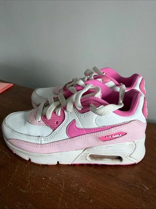 Nike Kids Pink & White Air Max Sneakers
