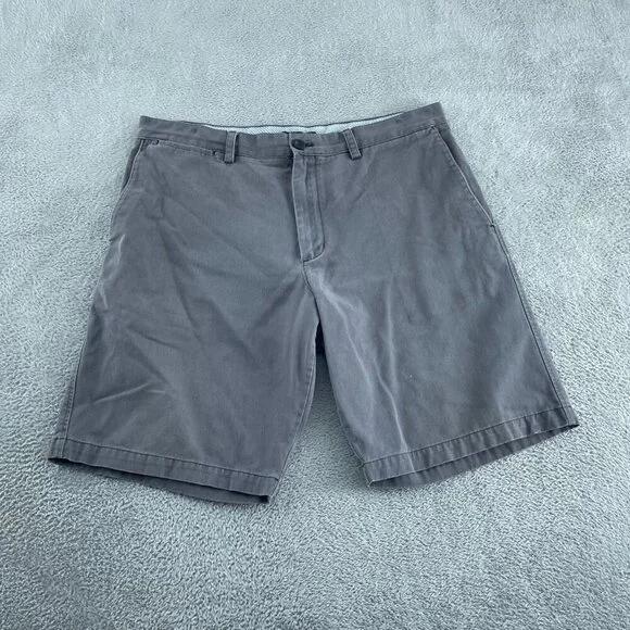 Mens Gray Cotton Chino Shorts 36 Waist 3912