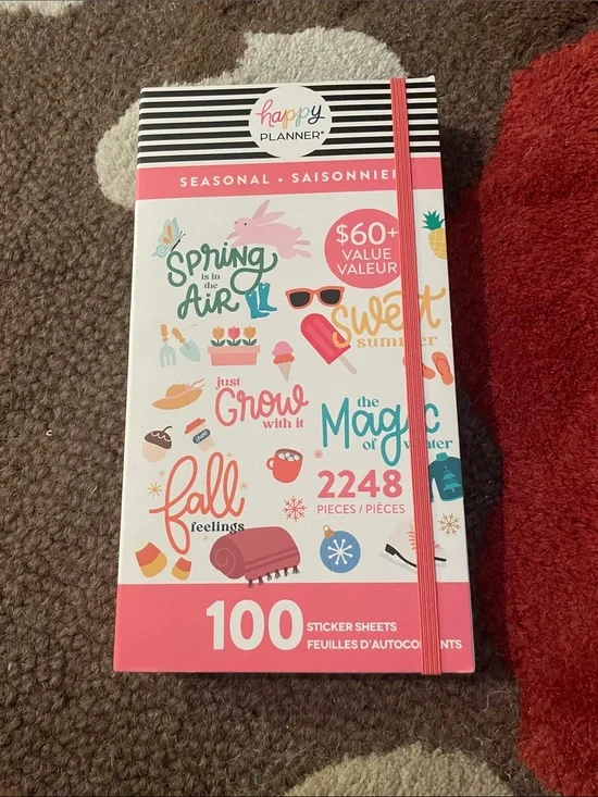 NWT Happy Planner seasonal stickers