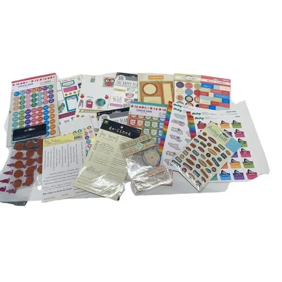 Assorted Sticker Set Back‎ to School Motivational Planner Journaling