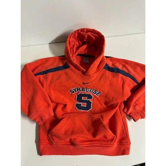 Nike Syracuse Orange Kids Hoodie Sweatshirt Orange Blue Youth Size 6