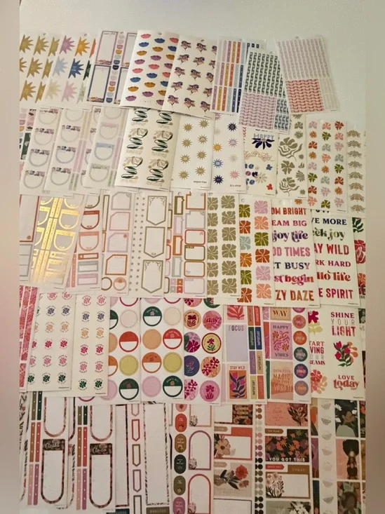 HUGE THE HAPPY PLANNER LOT OF STICKERS