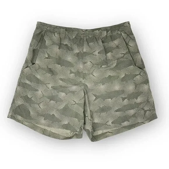 Columbia PFG Swim Trunks Fish Camo 8” Inseam Omni Shade Men Size Small No Liner