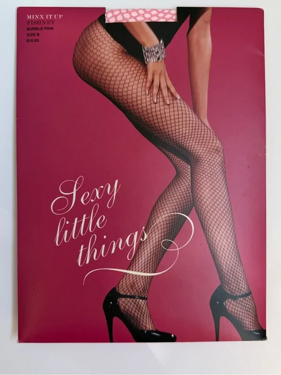 Victoria's Secret Sexy Little Things Fishnet Stockings - Bubble Pink