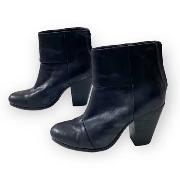 Rag and Bone Boots, Newbury Ankle Boots, Black‎