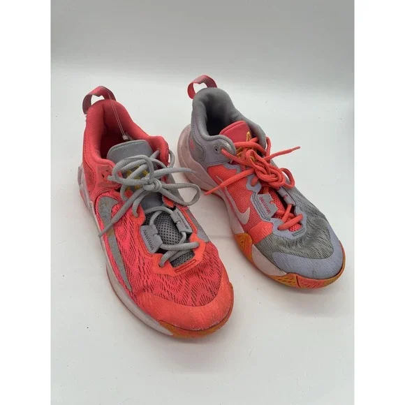 Nike Giannis Immortality 2 DQ1943-600 Youth 5.5Y Sneakers Coral Grey Basketball‎